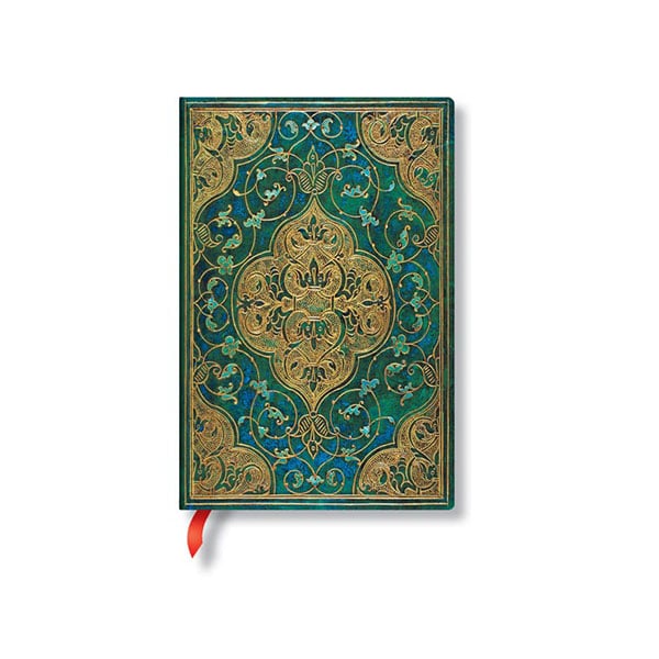Paperblanks Notebook Turquoise, Mini, wide ruled, soft cover, 104 sheets