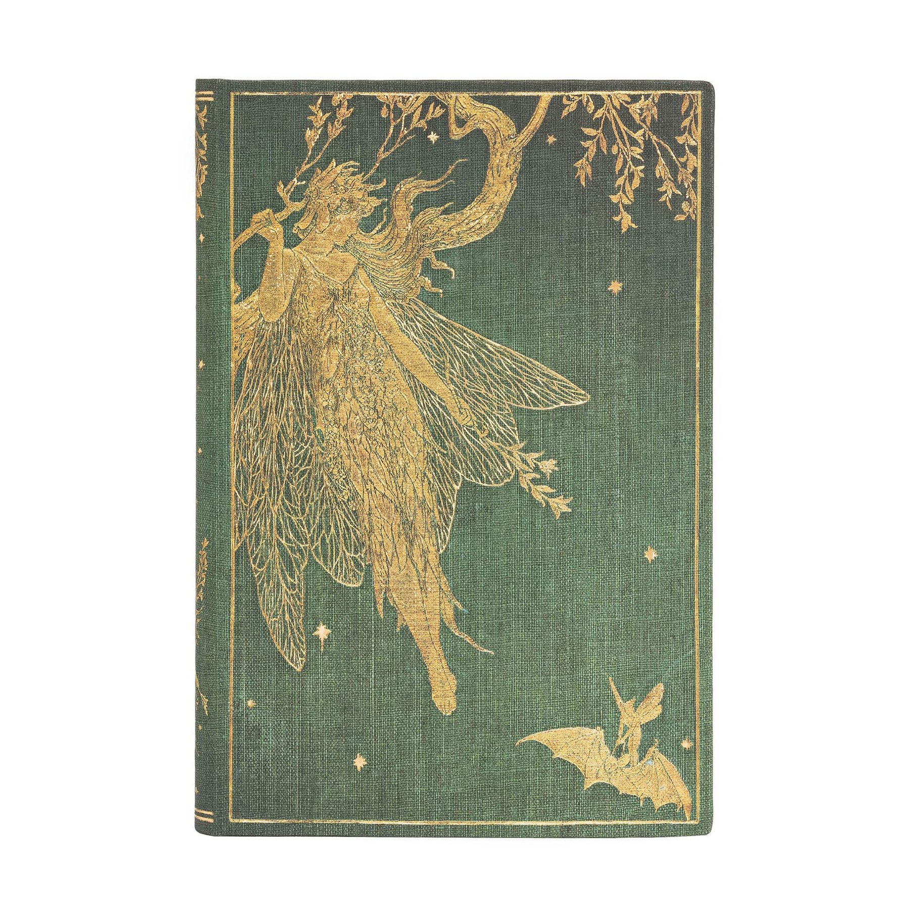 Paperblanks Notebook Olive Fairy, Mini, wide-ruled, hard cover, 88 sheets