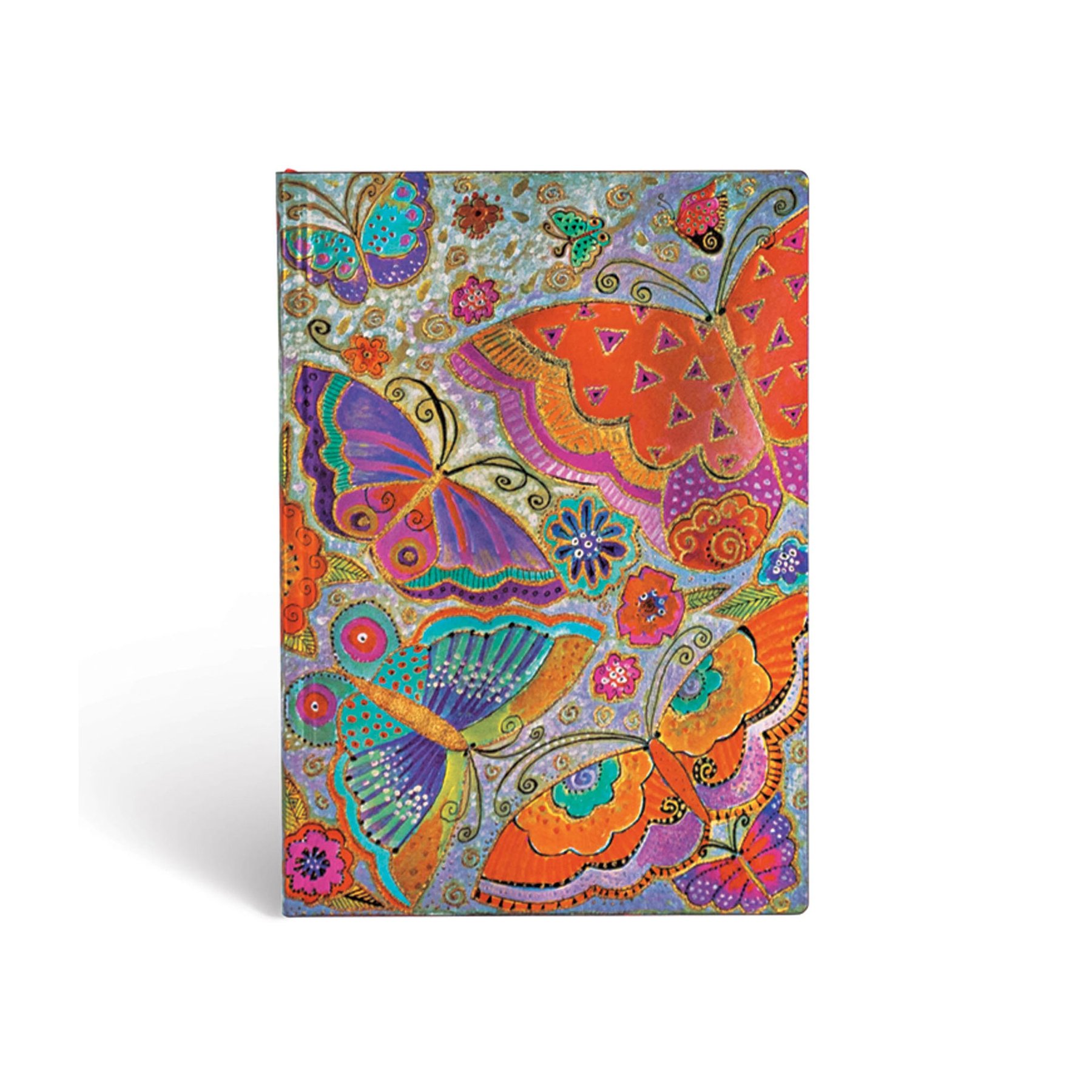 Paperblanks Notebook Flutterbyes, Midi, wide ruled, soft cover, 88 sheets