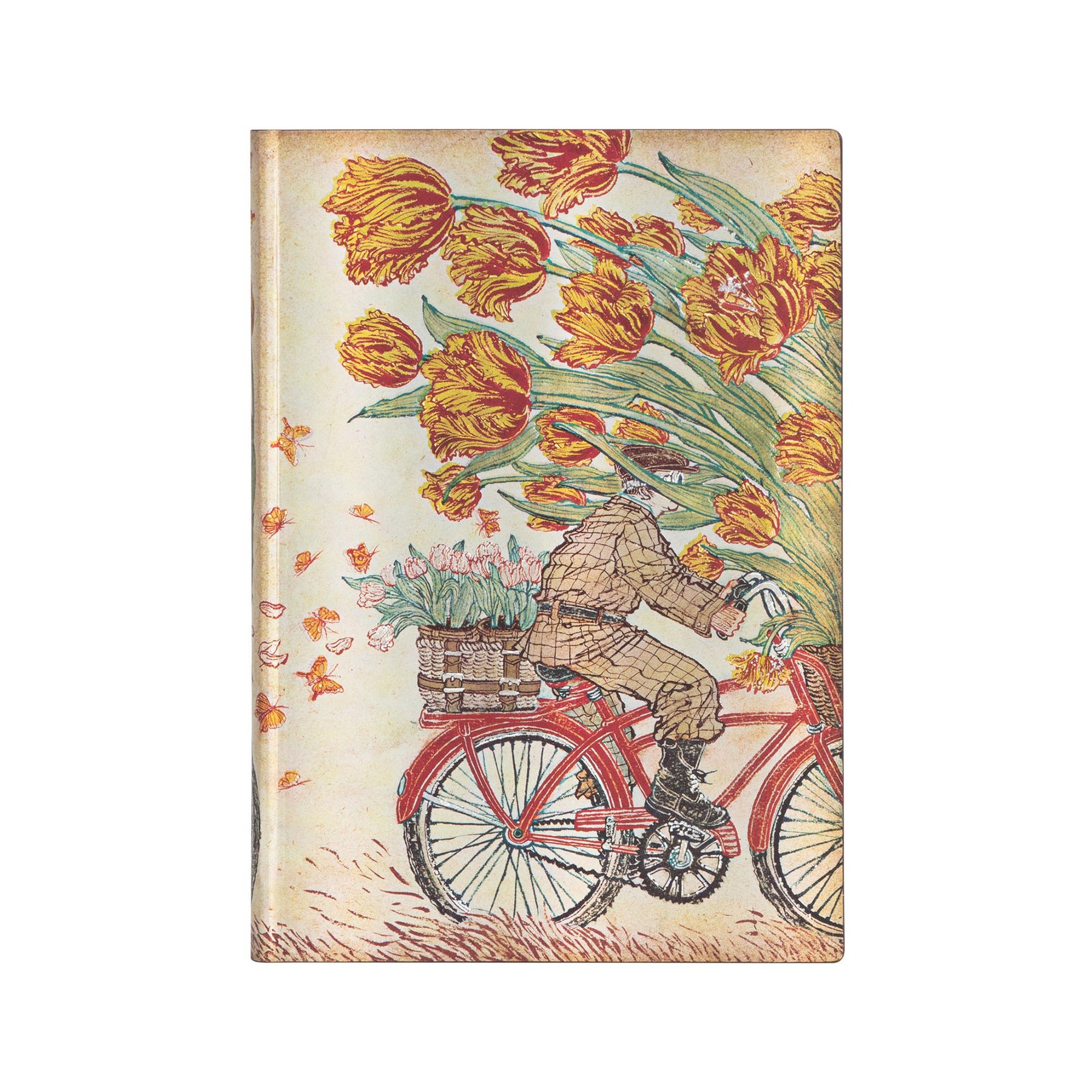Paperblanks Notebook Holland Spring, Midi, wide ruled, soft cover, 88 sheets