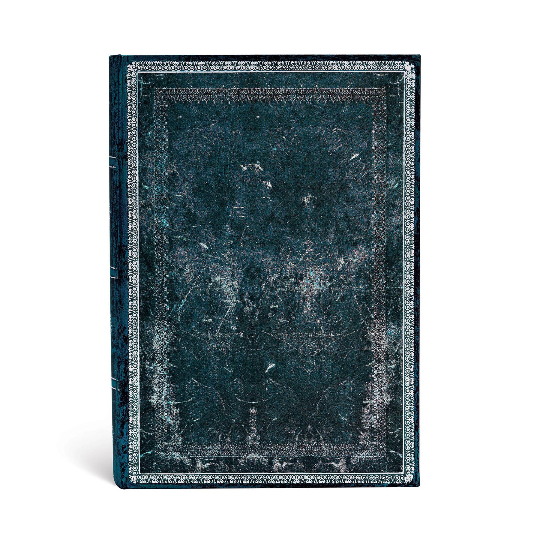 Paperblanks Notebook Midnight Steel, 130 x 180 mm, wide ruled, hard cover, 72 sheets