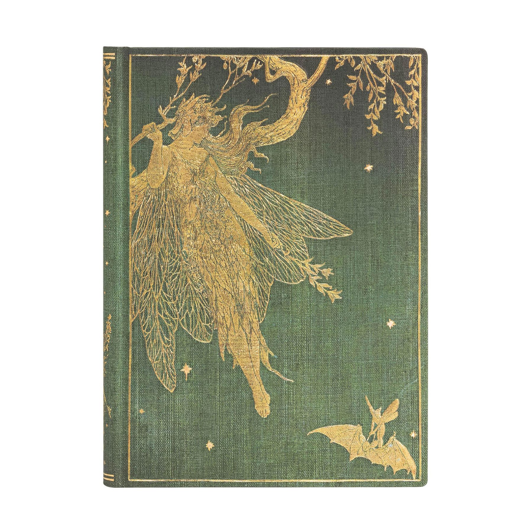 Paperblanks Notebook Olive Fairy, Midi, ruled, hardcover, 72 sheets