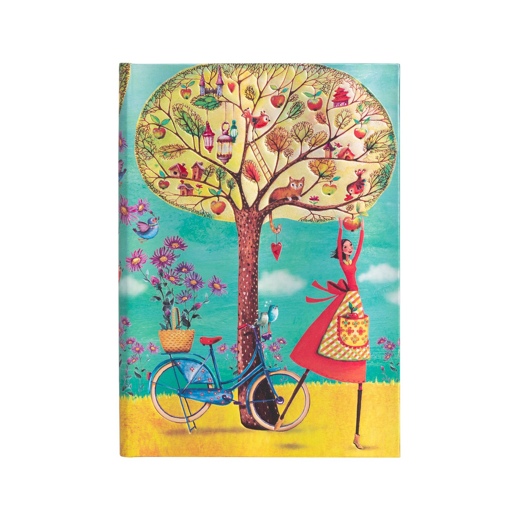 Paperblanks Notebook Autumn Apples, Midi, ruled, hardcover, 72 sheets