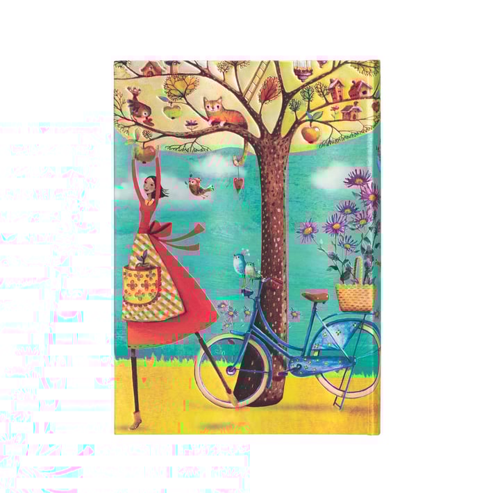 Paperblanks Тефтер Autumn Apples, Midi, широки редове, твърда корица, 72 листа