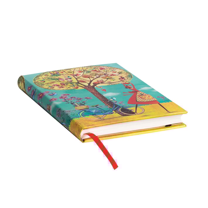 Paperblanks Тефтер Autumn Apples, Midi, широки редове, твърда корица, 72 листа