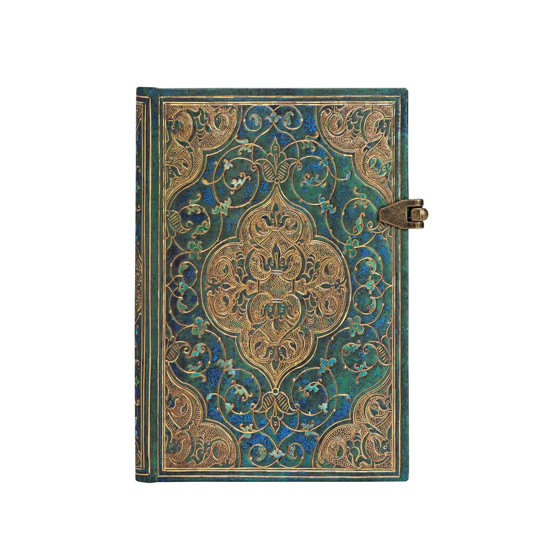 Paperblanks Notebook Turquoise, Mini, wide ruled, hardcover, 120 sheets