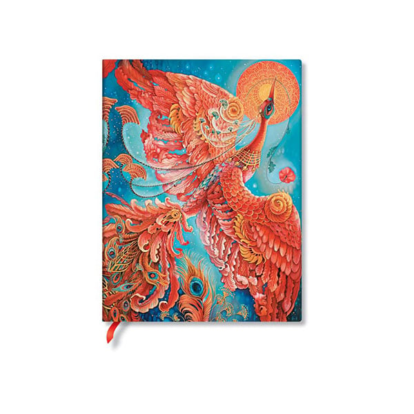 Paperblanks Notebook Firebird, Ultra, wide ruled, soft cover, 88 sheets