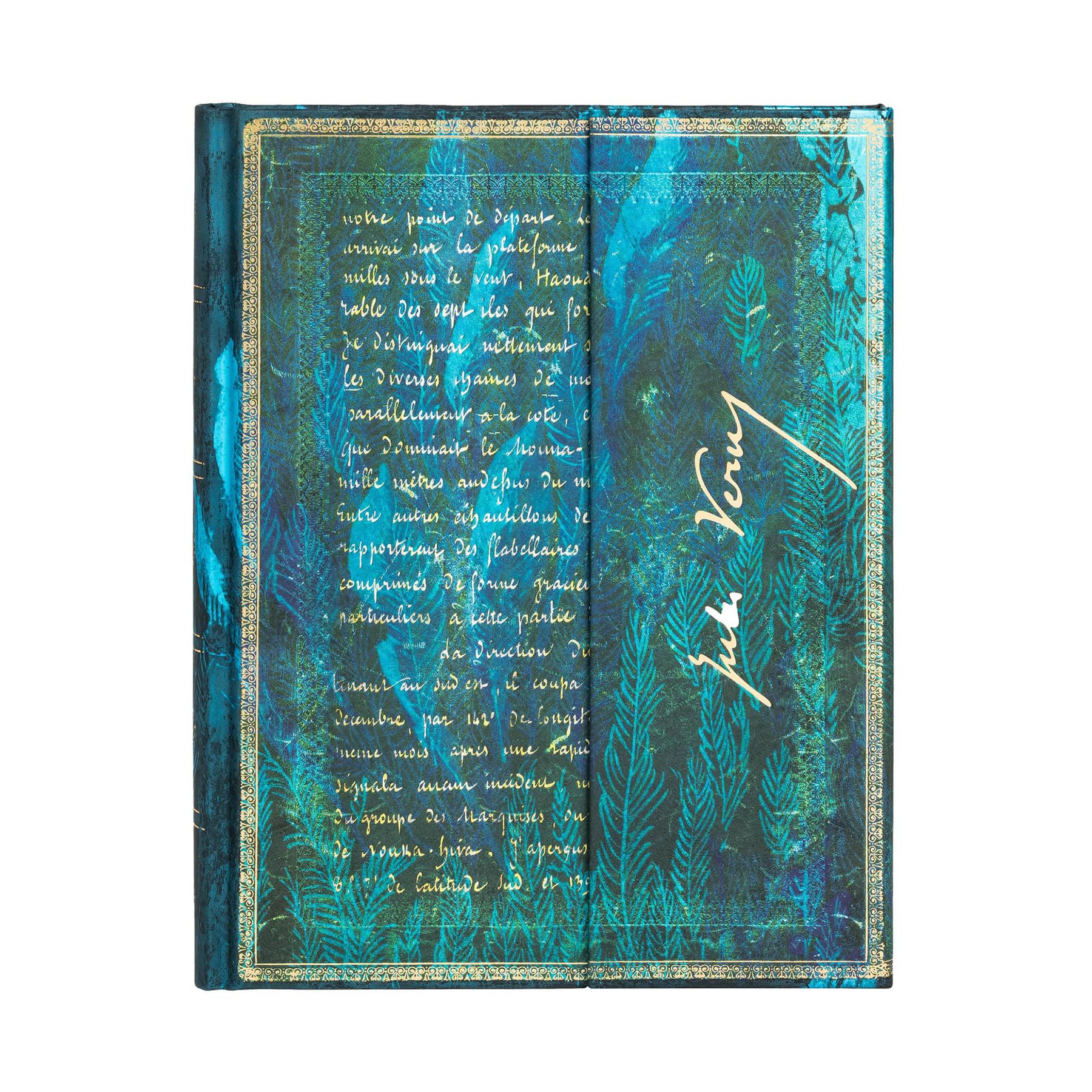Paperblanks Notebook Verne Twenty, Ultra, wide ruled, hard cover, 72 sheets