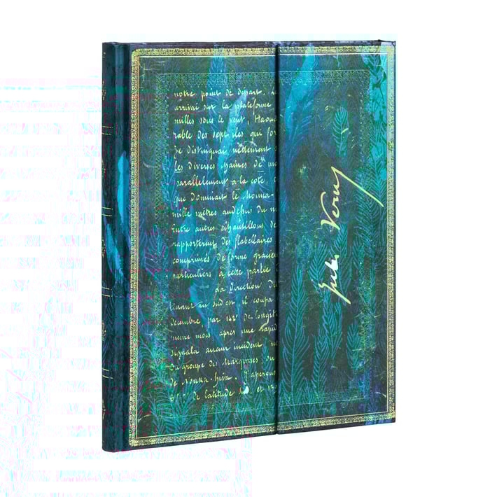 Paperblanks Тефтер Verne Twenty, Ultra, широки редове, твърда корица, 72 листа