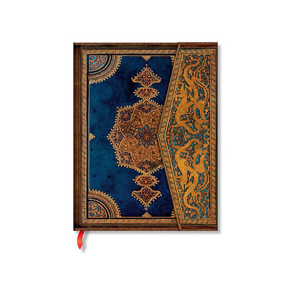Paperblanks Notebook Safavid Indigo, 180 x 230 mm, lined, hardcover, 72 sheets