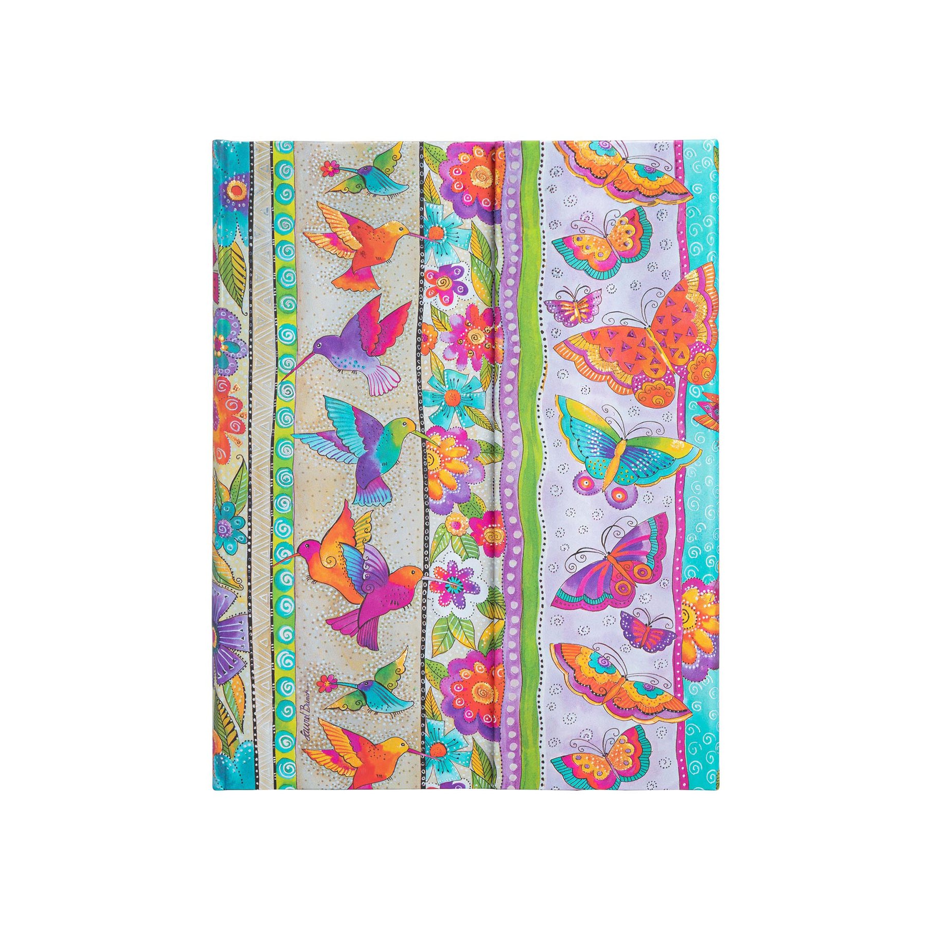 Paperblanks Notebook Hummingbird, 180 x 230 mm, wide ruled, hardcover, 72 sheets