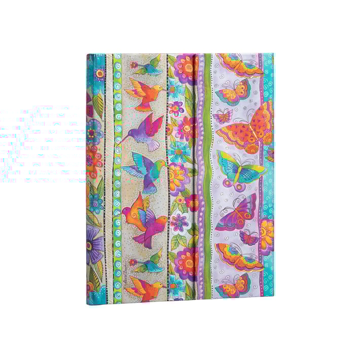 Paperblanks Тефтер Hummingbird, 180 х 230 mm, широки редове, твърда корица, 72 листа