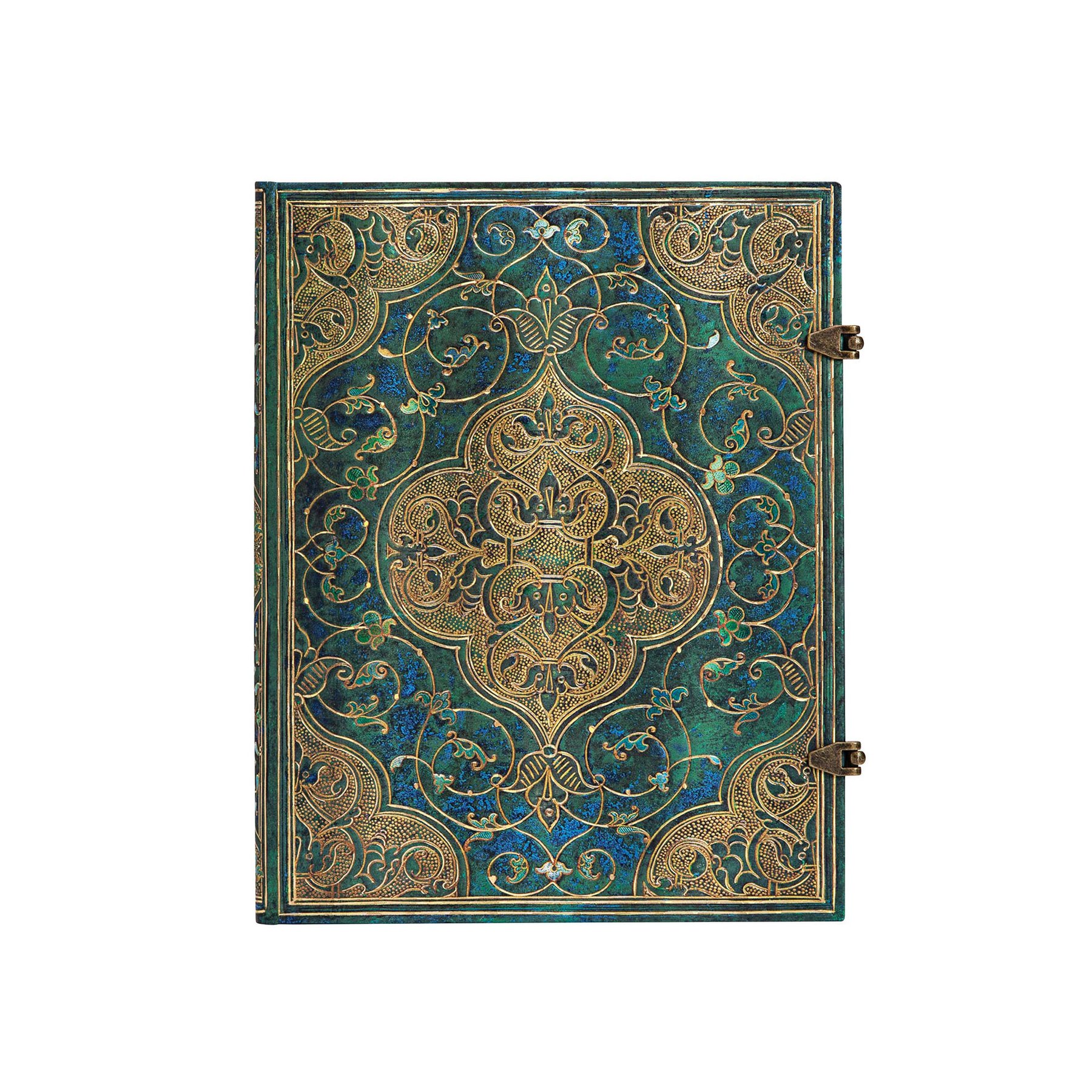 Paperblanks Notebook Turquoise, Ultra, wide ruled, hard cover, 72 sheets