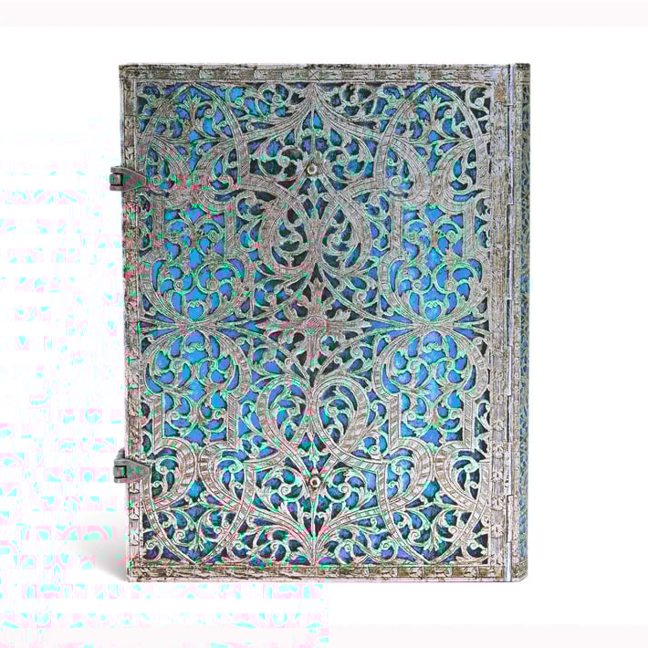 Paperblanks Тефтер Maya Blue, Ultra, широки редове, твърда корица, 120 листа