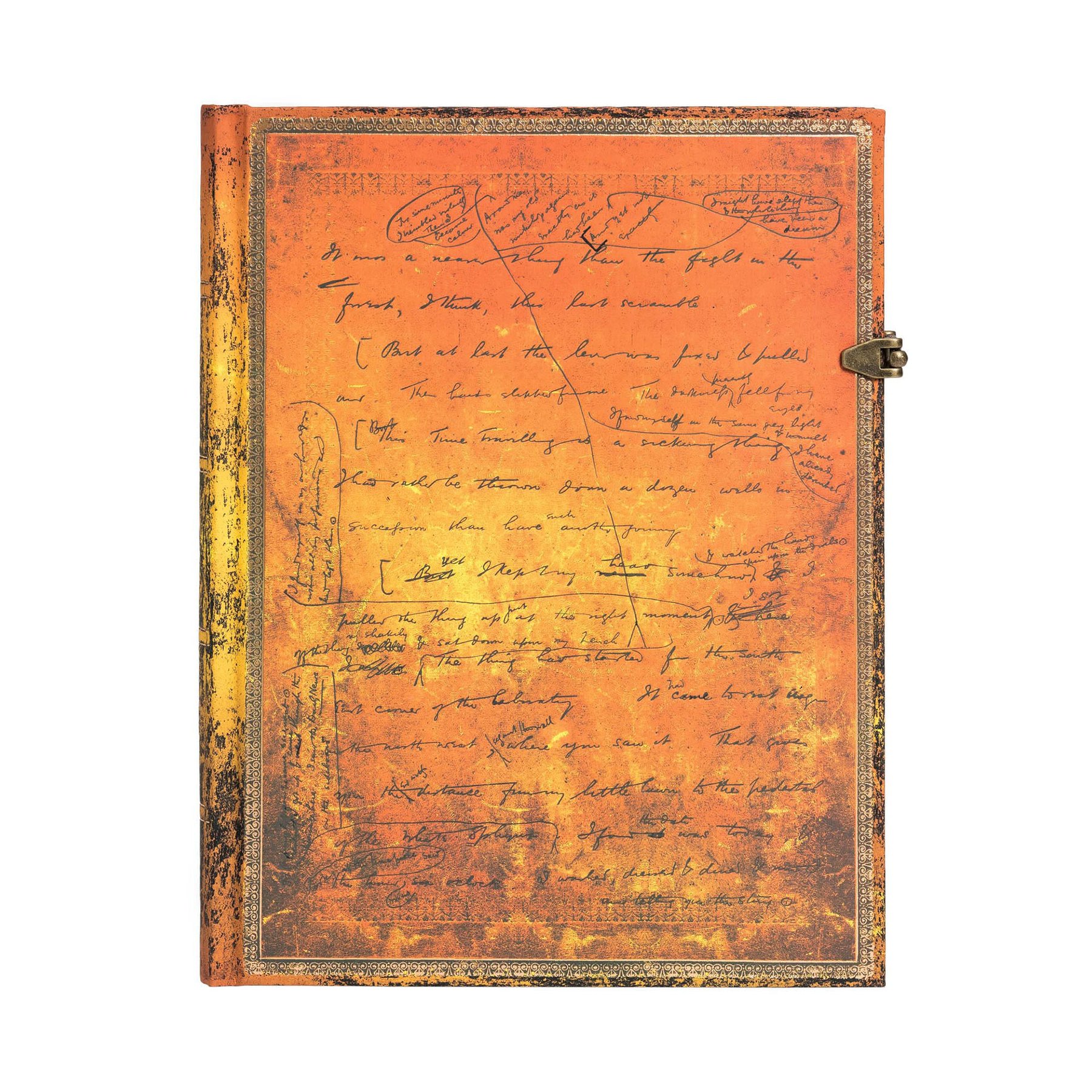 Paperblanks Notebook H.G. Wells' 75th, Ultra, wide ruled, hardcover, 72 sheets