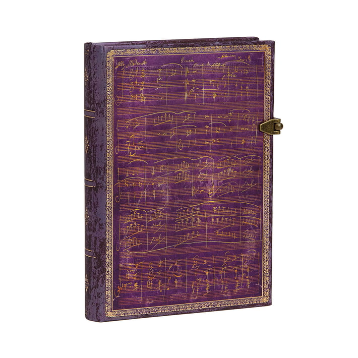 Paperblanks Тефтер Beethoven's 250th Birthday, Midi, широки редове, твърда корица, 120 листа