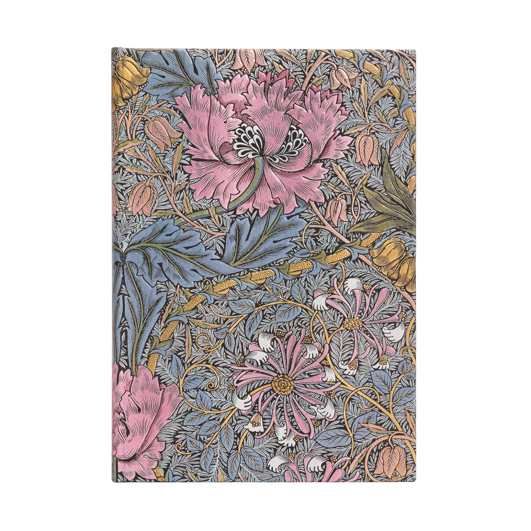 Paperblanks Notebook William Morris, Midi, wide ruled, hard cover, 72 sheets