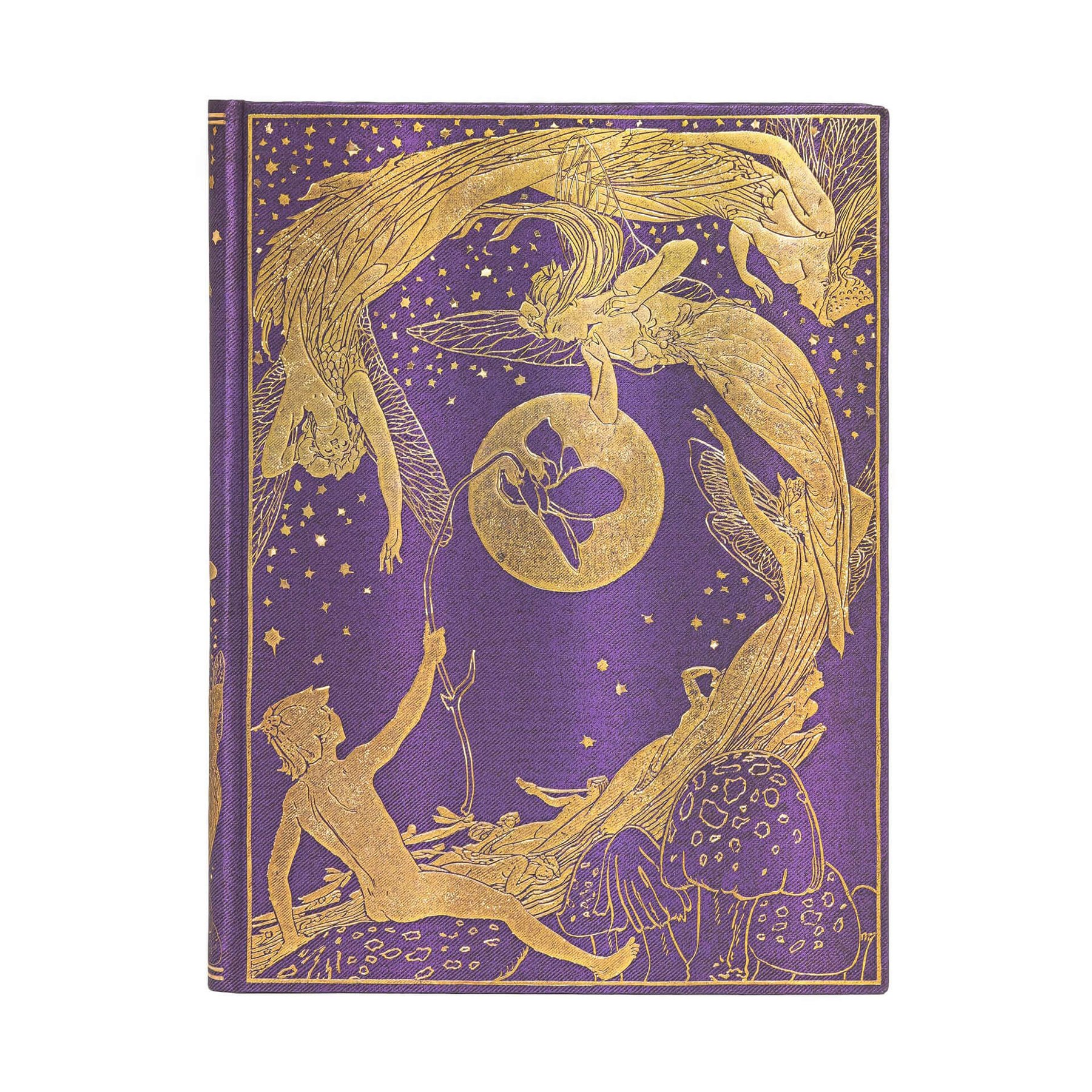 Paperblanks Notebook Violet Fairy, Ultra, wide ruled, hard cover, 72 sheets