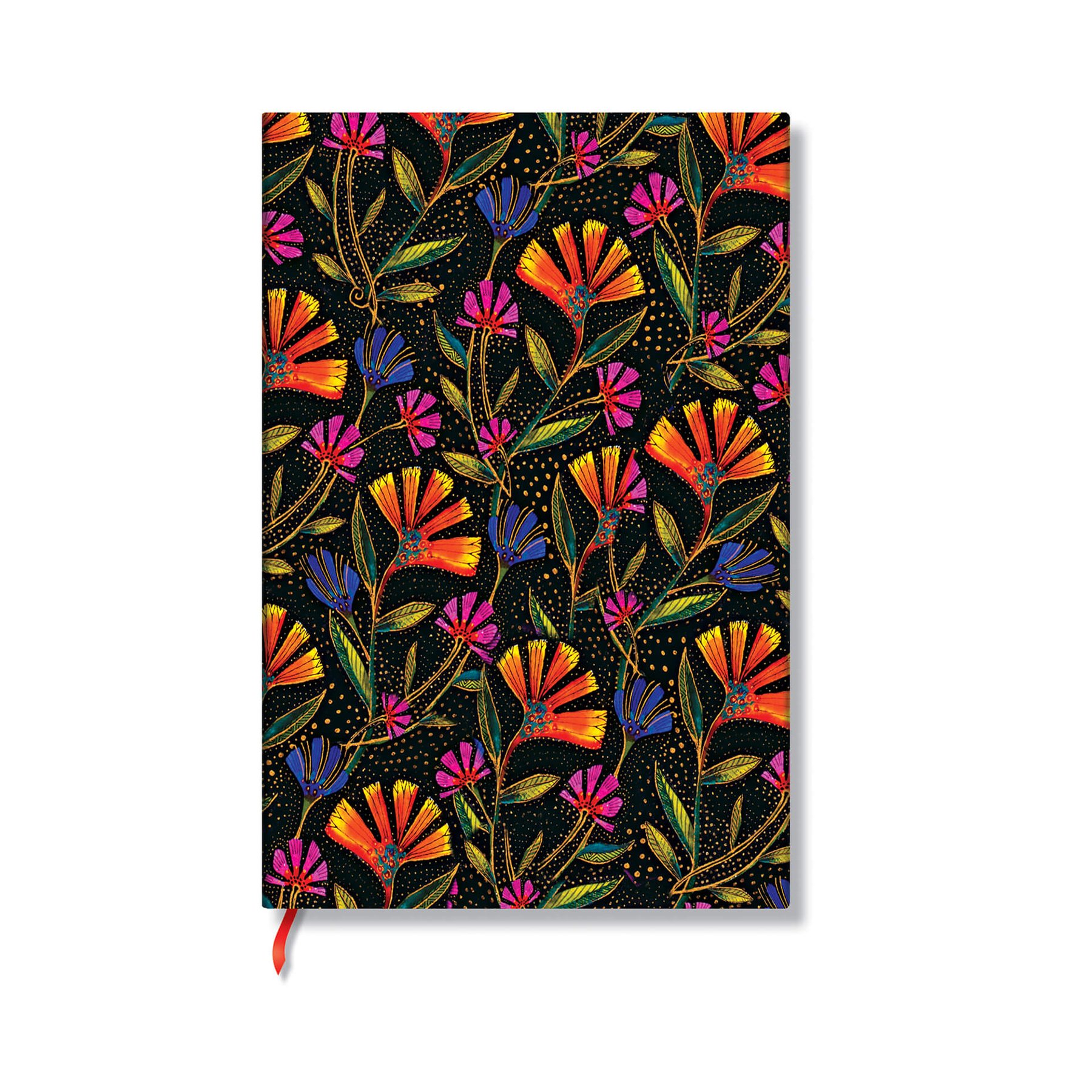Paperblanks Notebook Wild Flowers, Mini, wide ruled, soft cover, 104 sheets