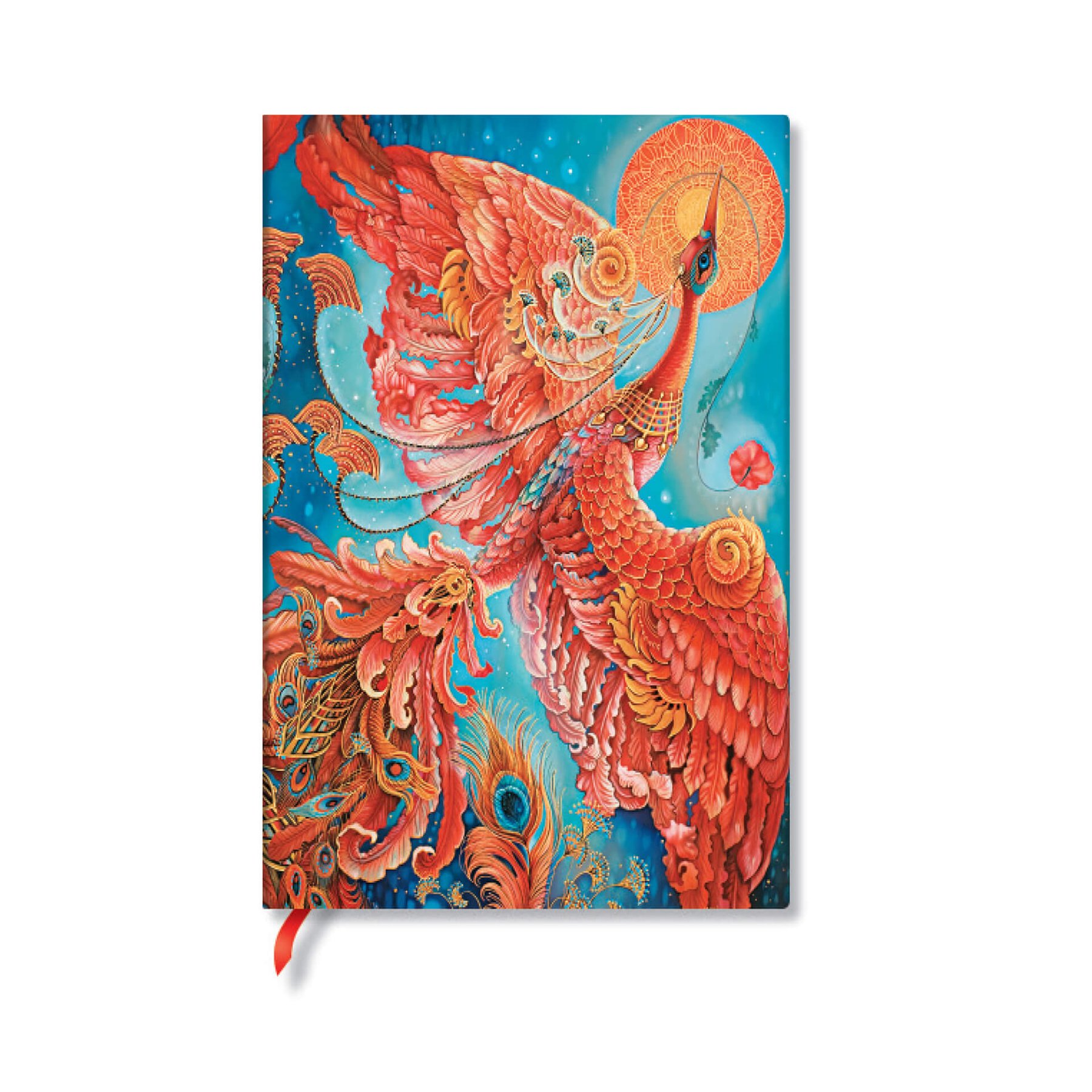 Paperblanks Notebook Firebird, Mini, ruled, hard cover, 88 sheets