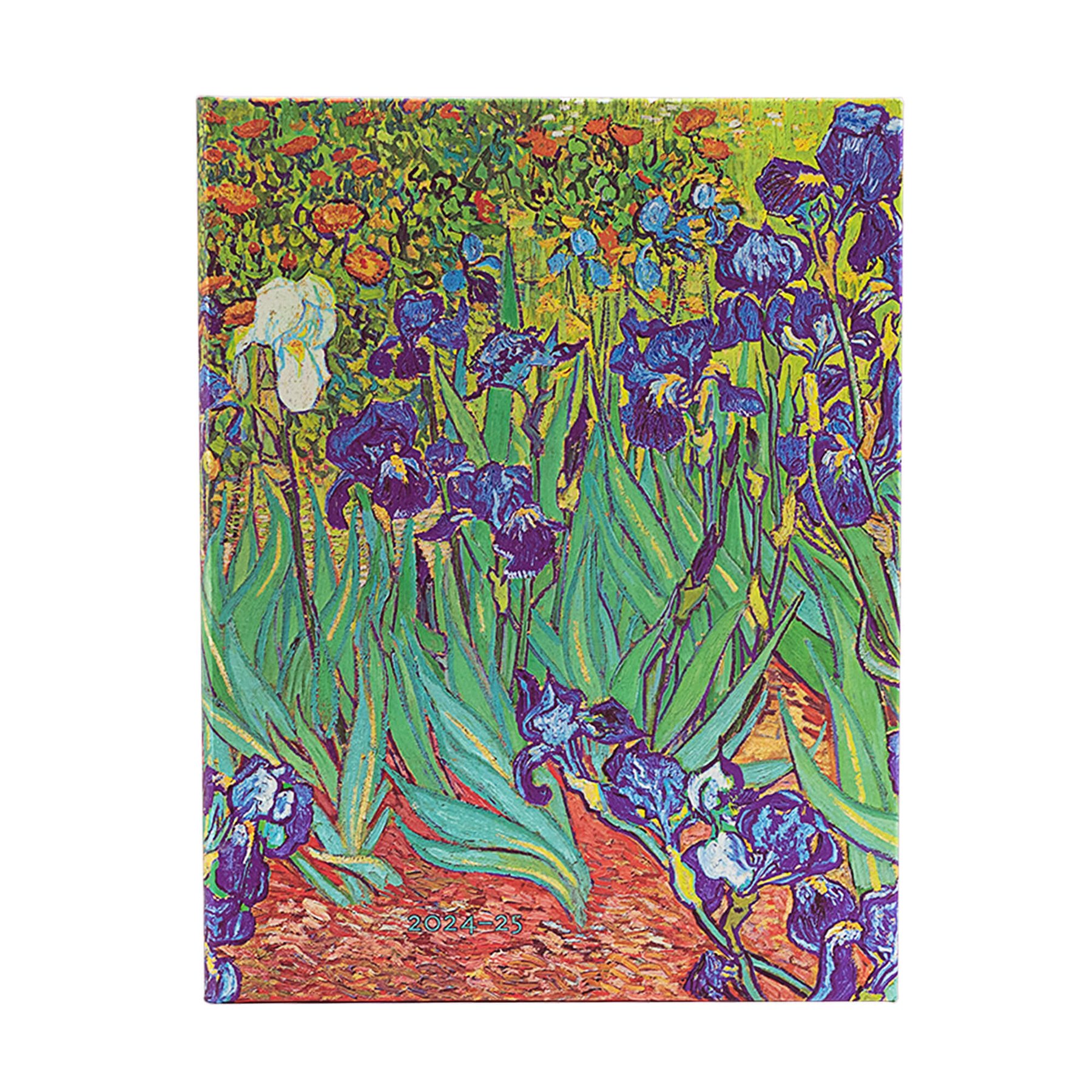 Paperblanks Planner Van Gogh's Irises, Ultra, vertical, hardcover, 104 sheets, for 2024–2025