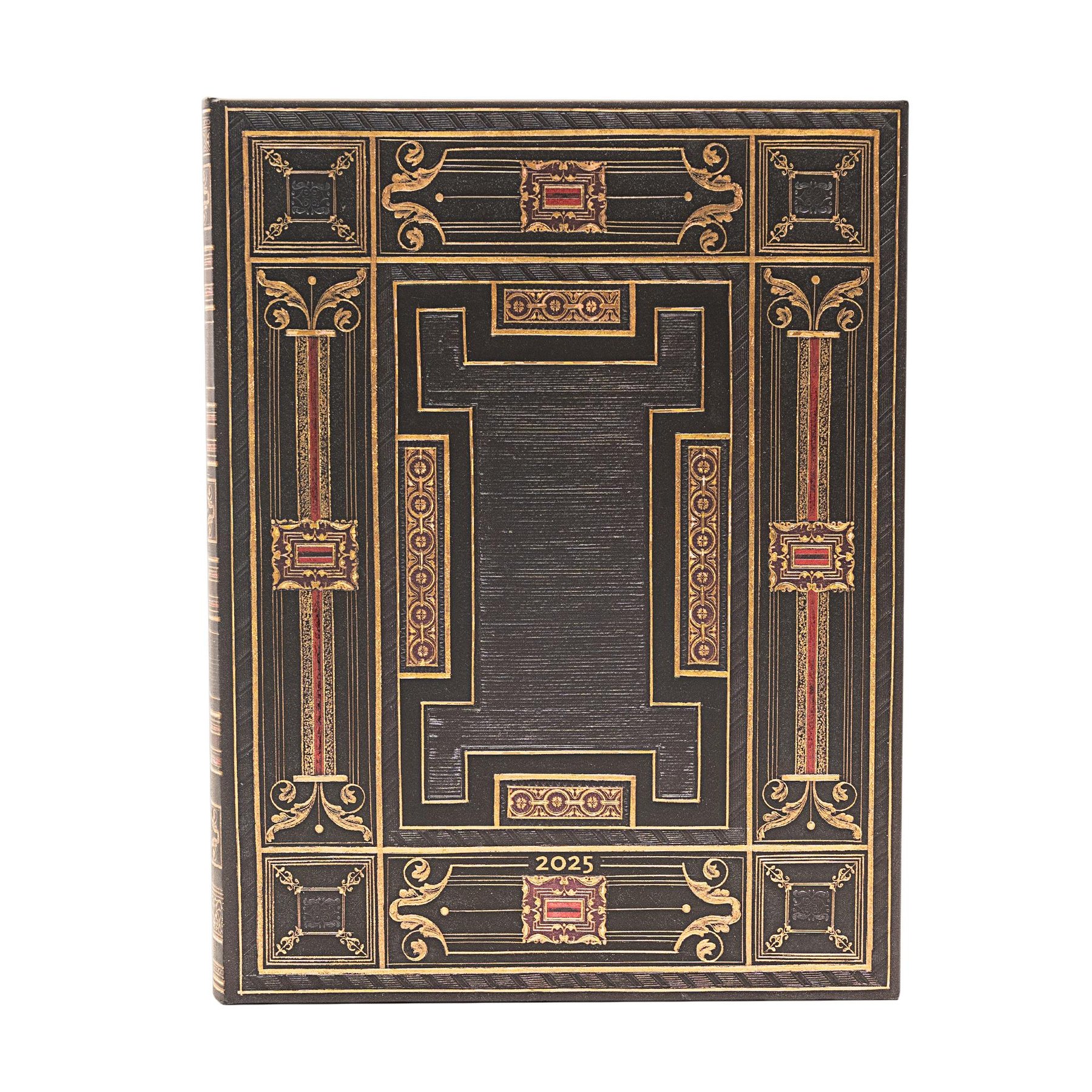 Paperblanks Planner Onyx, Ultra, day-per-page, hard cover, 208 sheets, for 2025