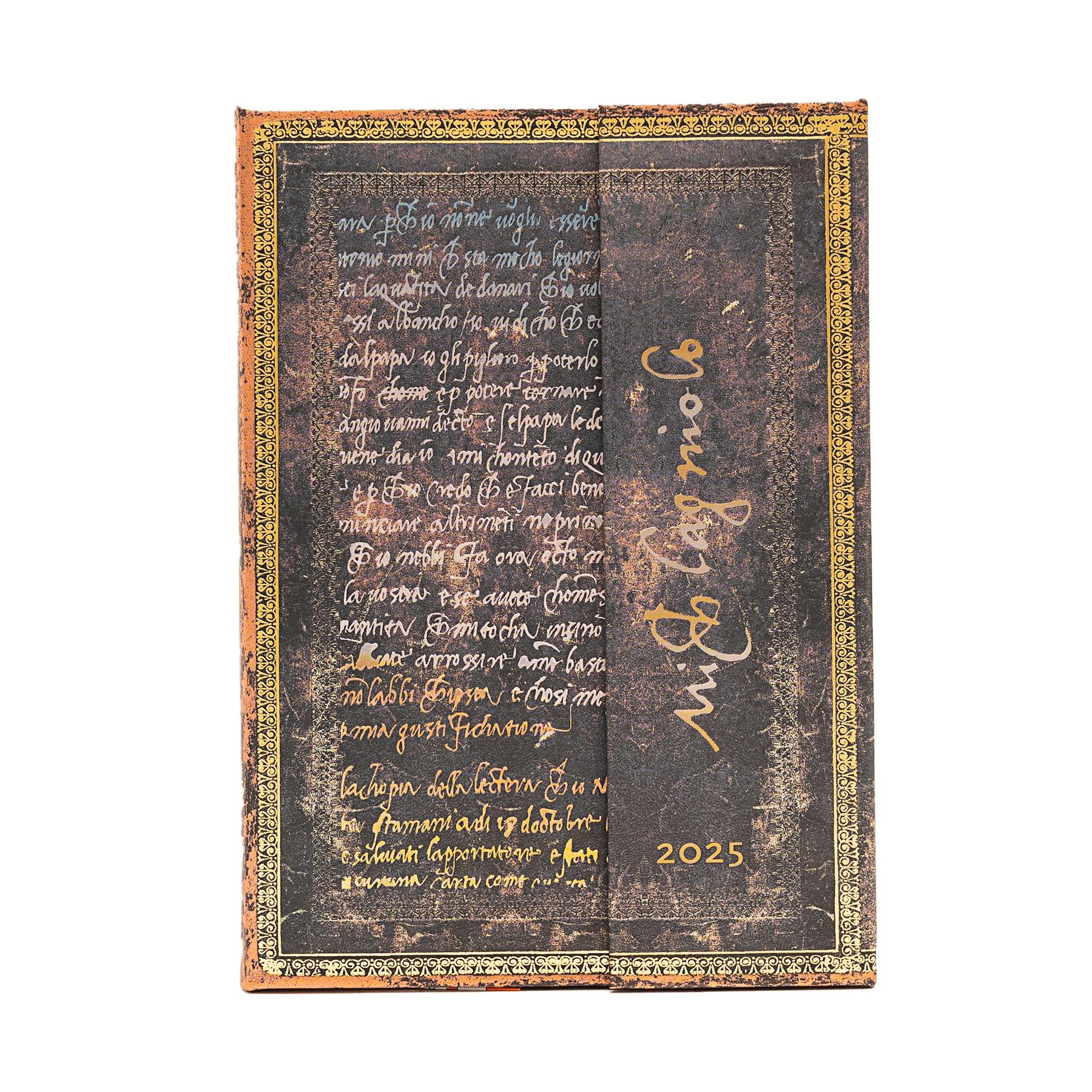 Paperblanks Planner Michelangelo, Midi, Verso, hardcover, 80 sheets, for 2025