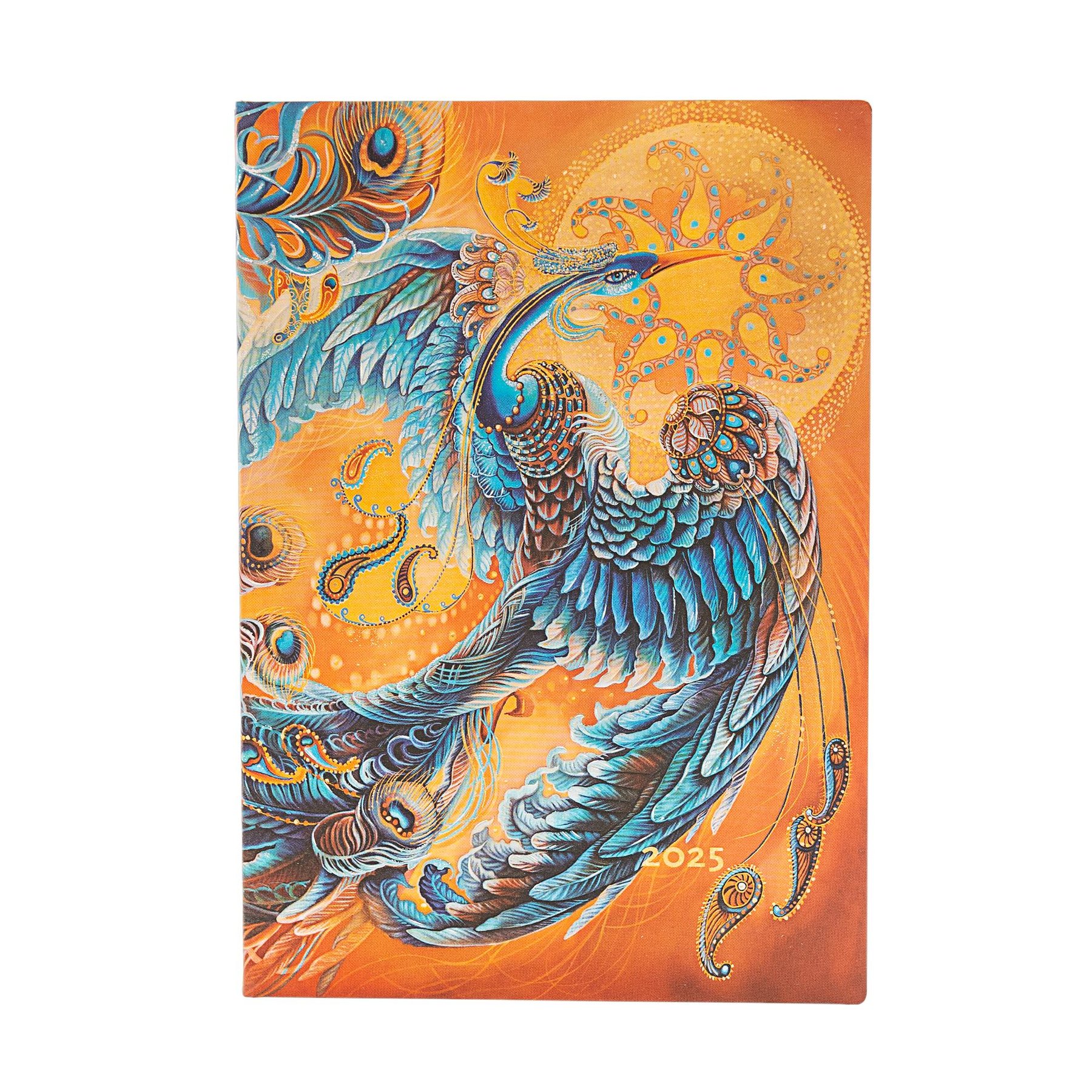 Paperblanks Planner Skybird, Midi, horizontal, soft cover, 88 sheets, for 2025