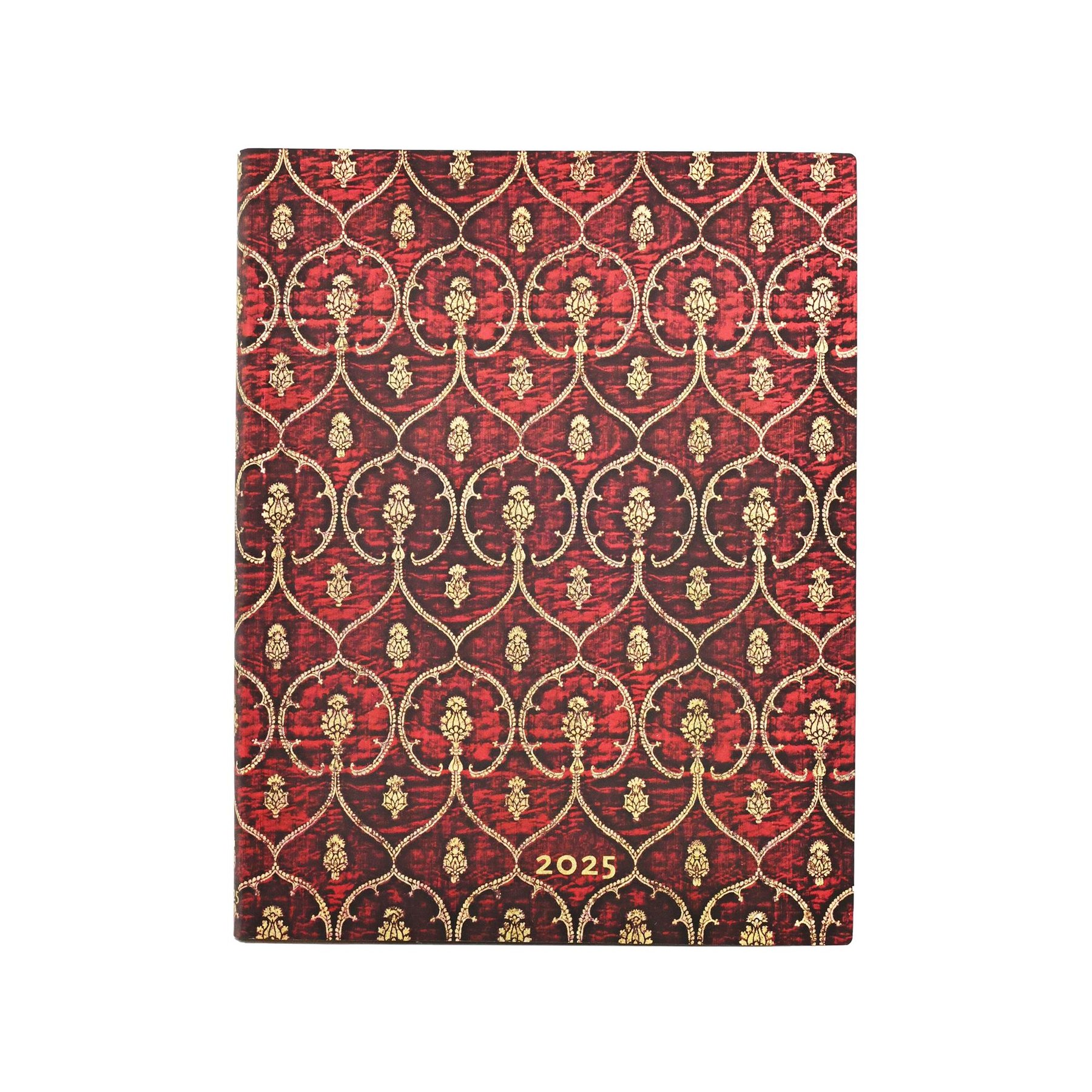 Paperblanks Planner Red Velvet, Ultra, vertical, soft cover, 88 sheets, for 2025