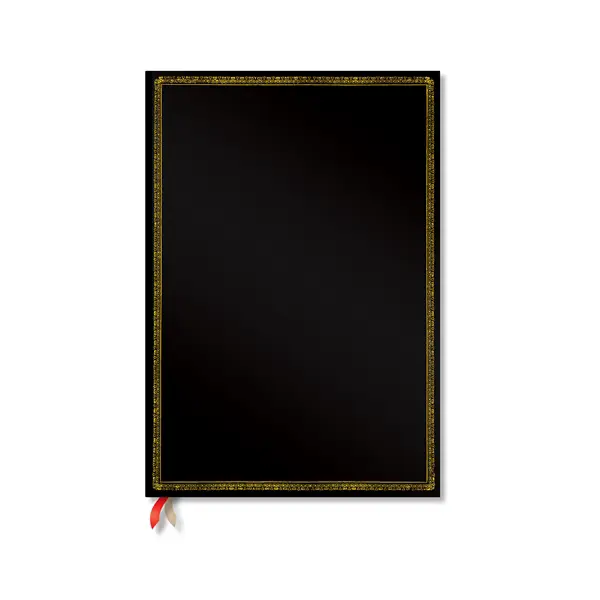 Paperblanks Notebook Black Edition, Grande, wide ruled, hardcover, 64 sheets