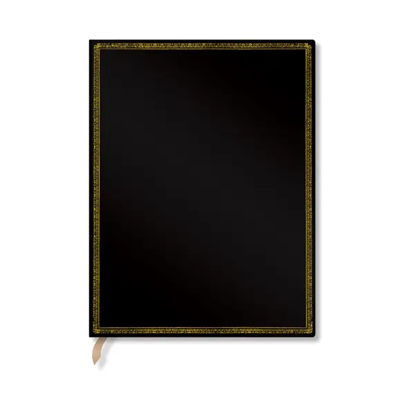 Paperblanks Notebook Black Edition, Ultra, wide ruled, hard cover, 72 sheets
