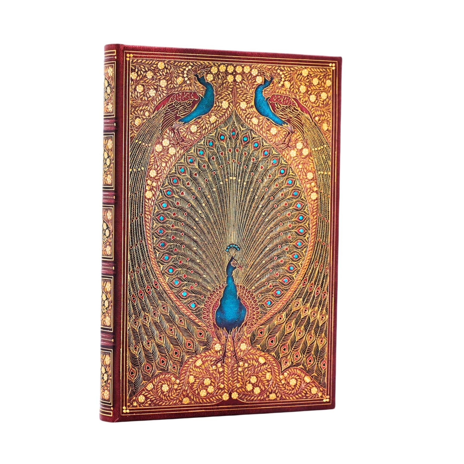 Paperblanks Notebook Hafiz’s Peacocks, Mini, hard cover, 88 sheets