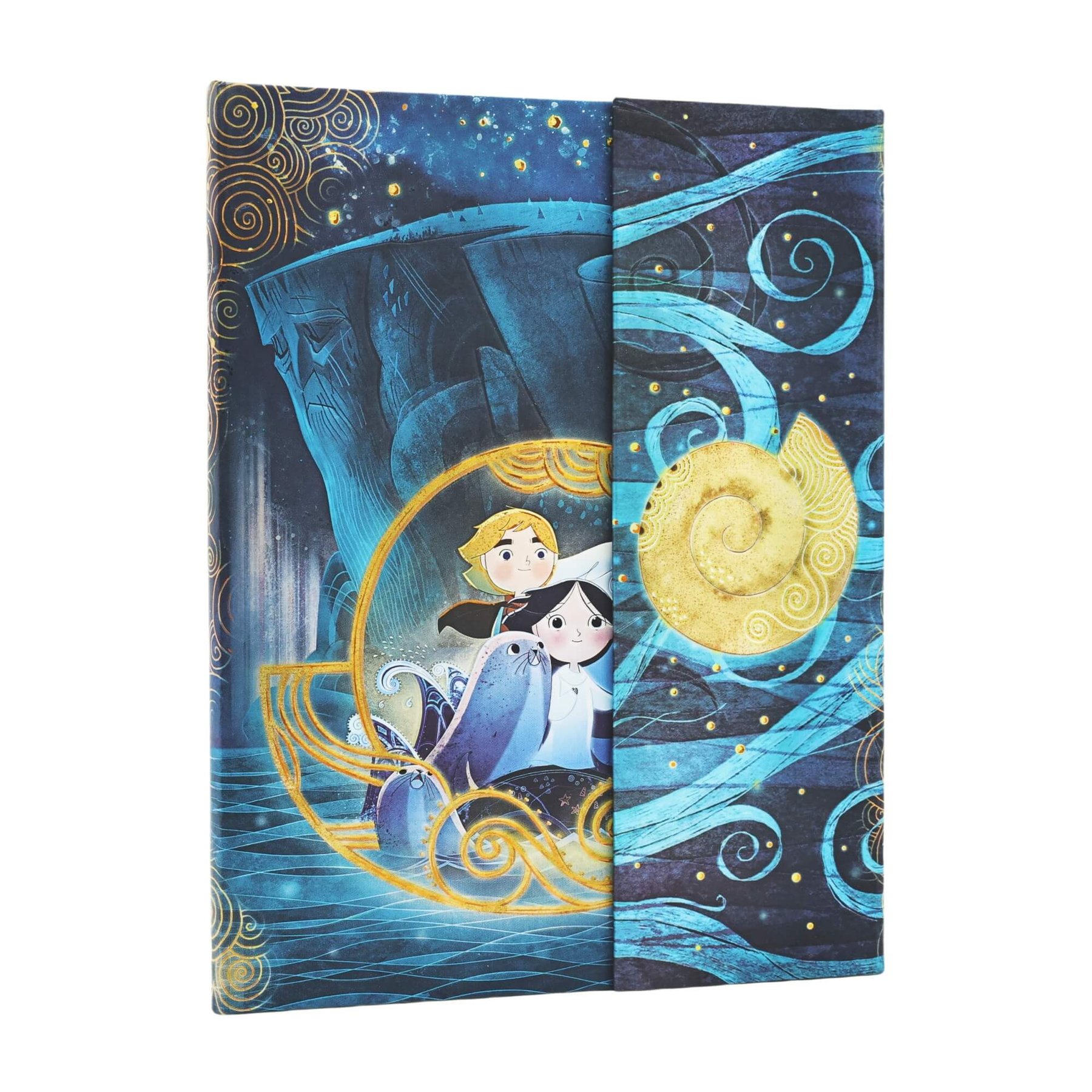 Paperblanks Notebook Song of the Sea, Ultra, wide ruled, hard cover, 72 sheets