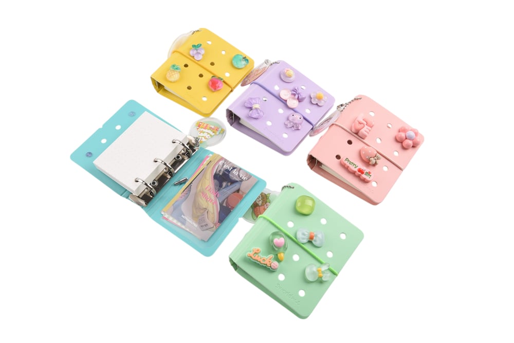 Sworld Notebook ME, with 3 rings, elastic, white sheets, 60 sheets, blue