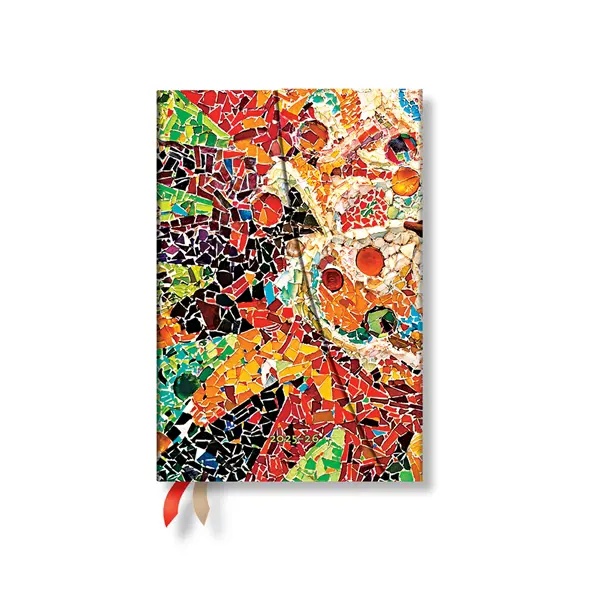 Paperblanks Planner Gaudi's Sun, Mini, horizontal, hard cover, 104 sheets, for 2025-2026