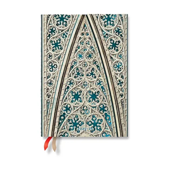 Paperblanks Planner Vault of the Milan Cathedral, Midi, horizontal, hard cover, 104 sheets, for 2025-2026