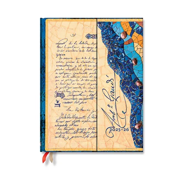 Paperblanks Planner Gaudi, Ultra, vertical, hard cover, 104 sheets, for 2025-2026
