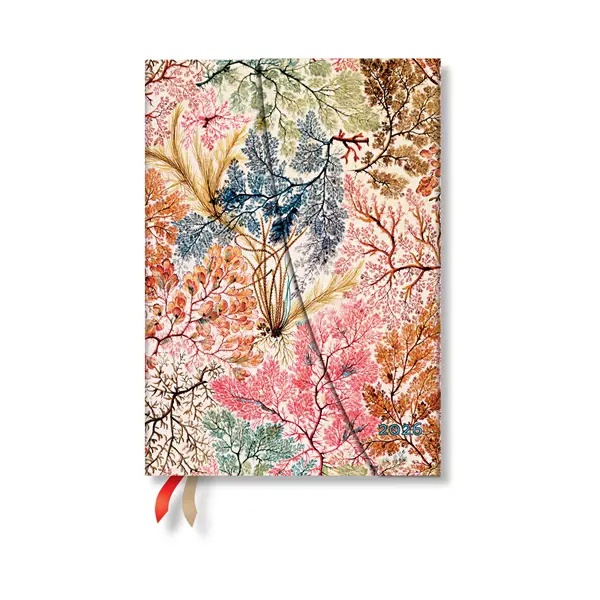 Paperblanks Planner Anemone, Midi, vertical, hardcover, 80 sheets, for 2026