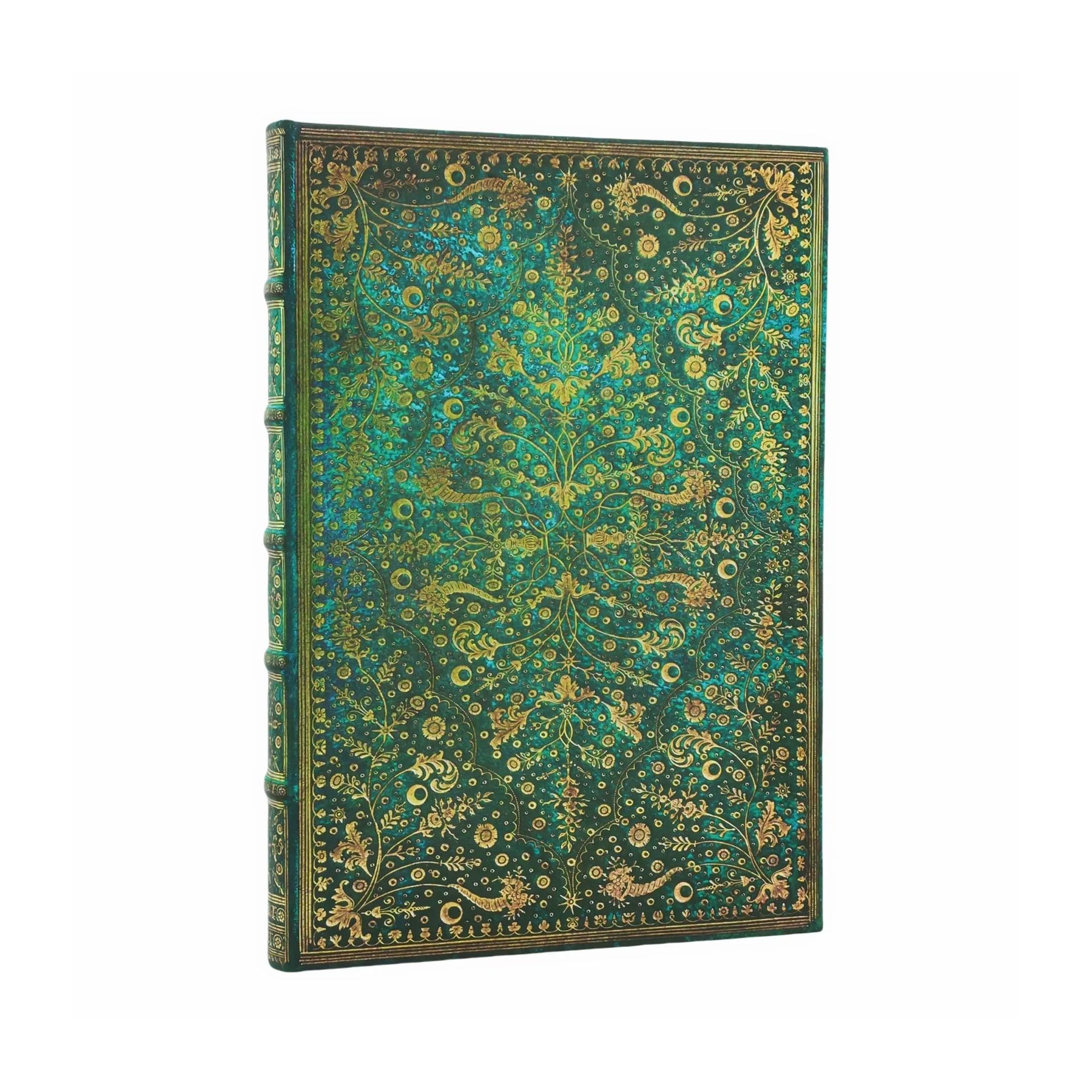 Paperblanks Journal Emerald Flower, Midi, unruled, hardcover, 72 sheets