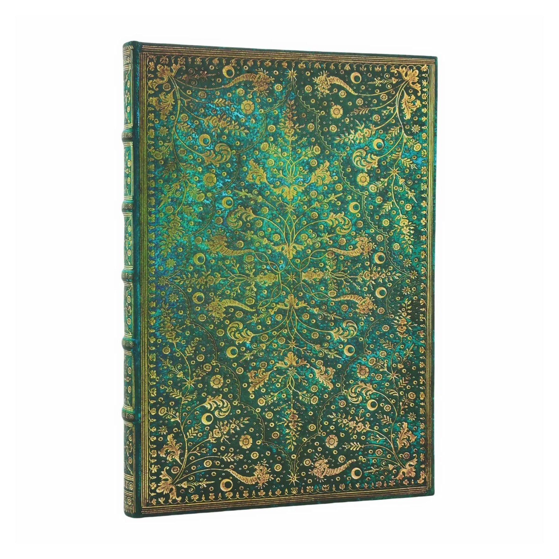 Paperblanks Journal Emerald Flower, Ultra, unruled, hardcover, 72 sheets