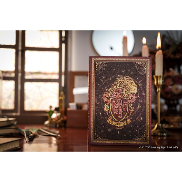 Paperblanks Тефтер Gryffindor, Midi, нелиниран, твърда корица, 72 листа