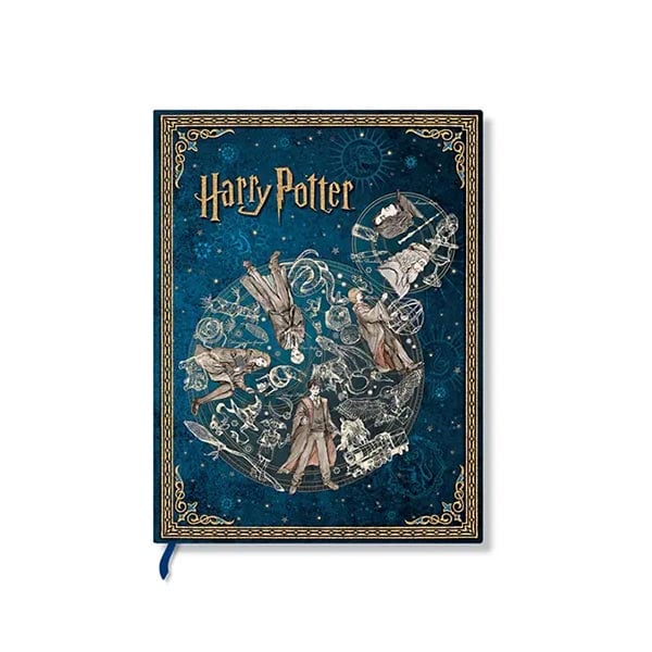 Paperblanks Journal Legends of Hogwarts, Mini, wide ruled, hardcover, 88 sheets