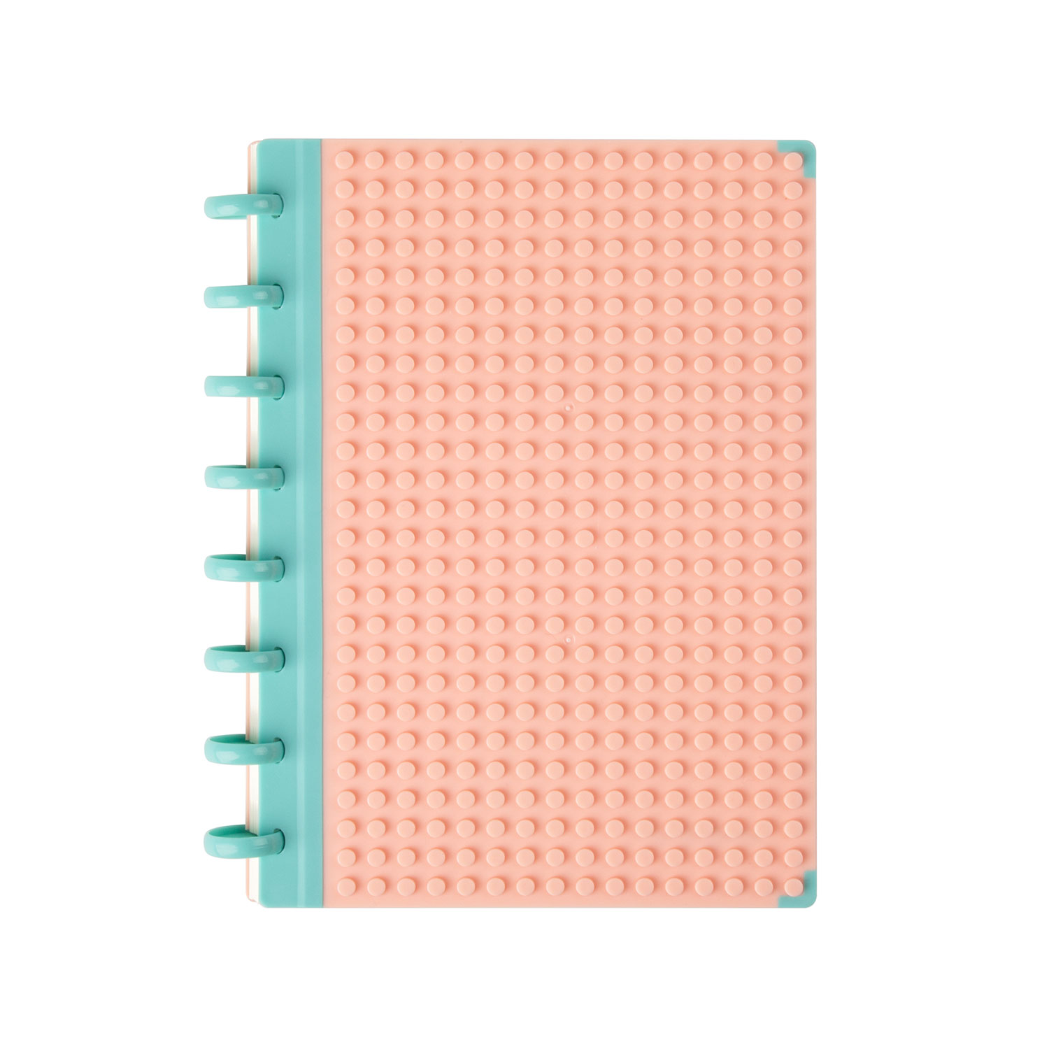 Sworld Block notebook, B5, spiral-bound, wide ruled, 80 sheets, pink