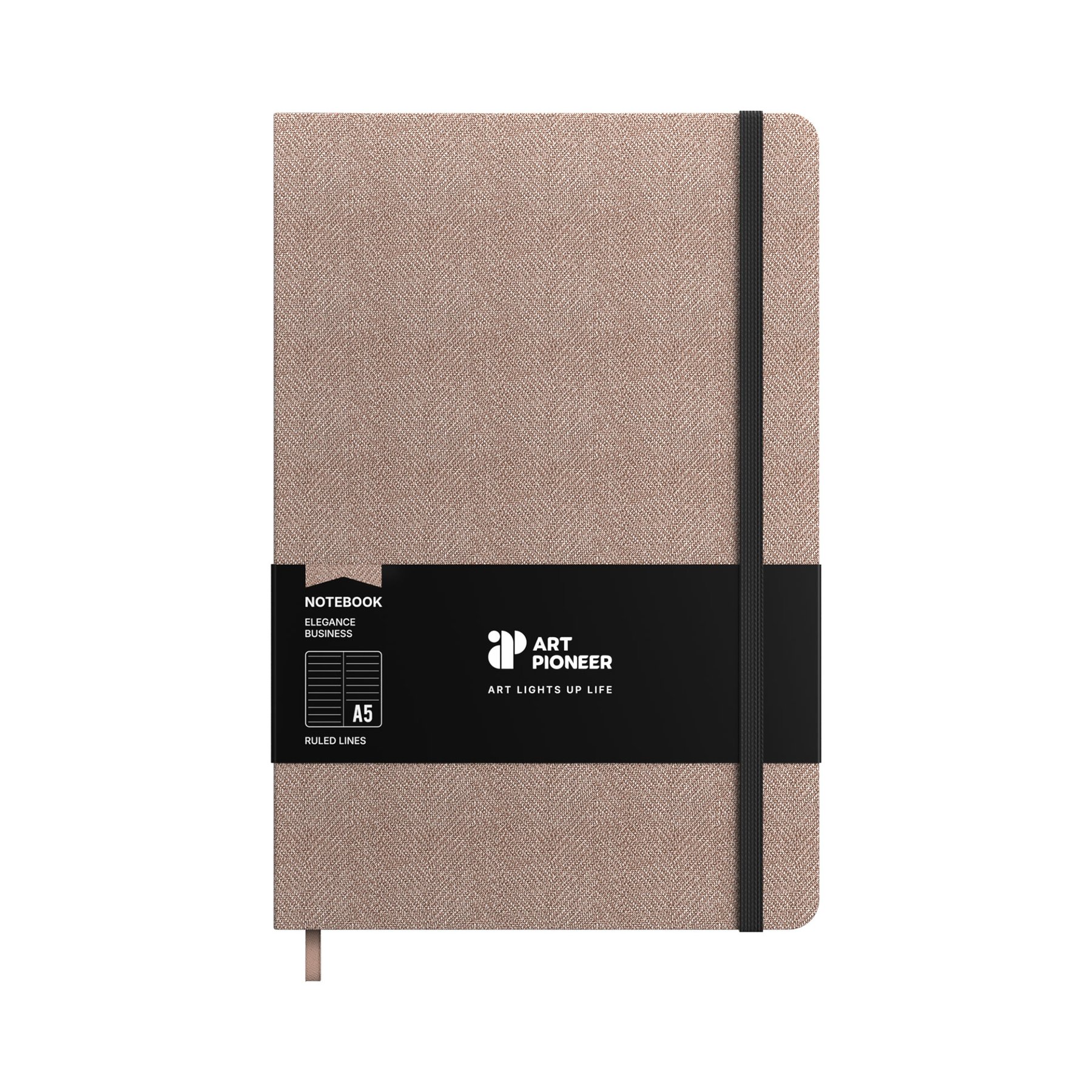 Art Pioneer Notepad Business, A5, hardcover, 96 sheets, beige