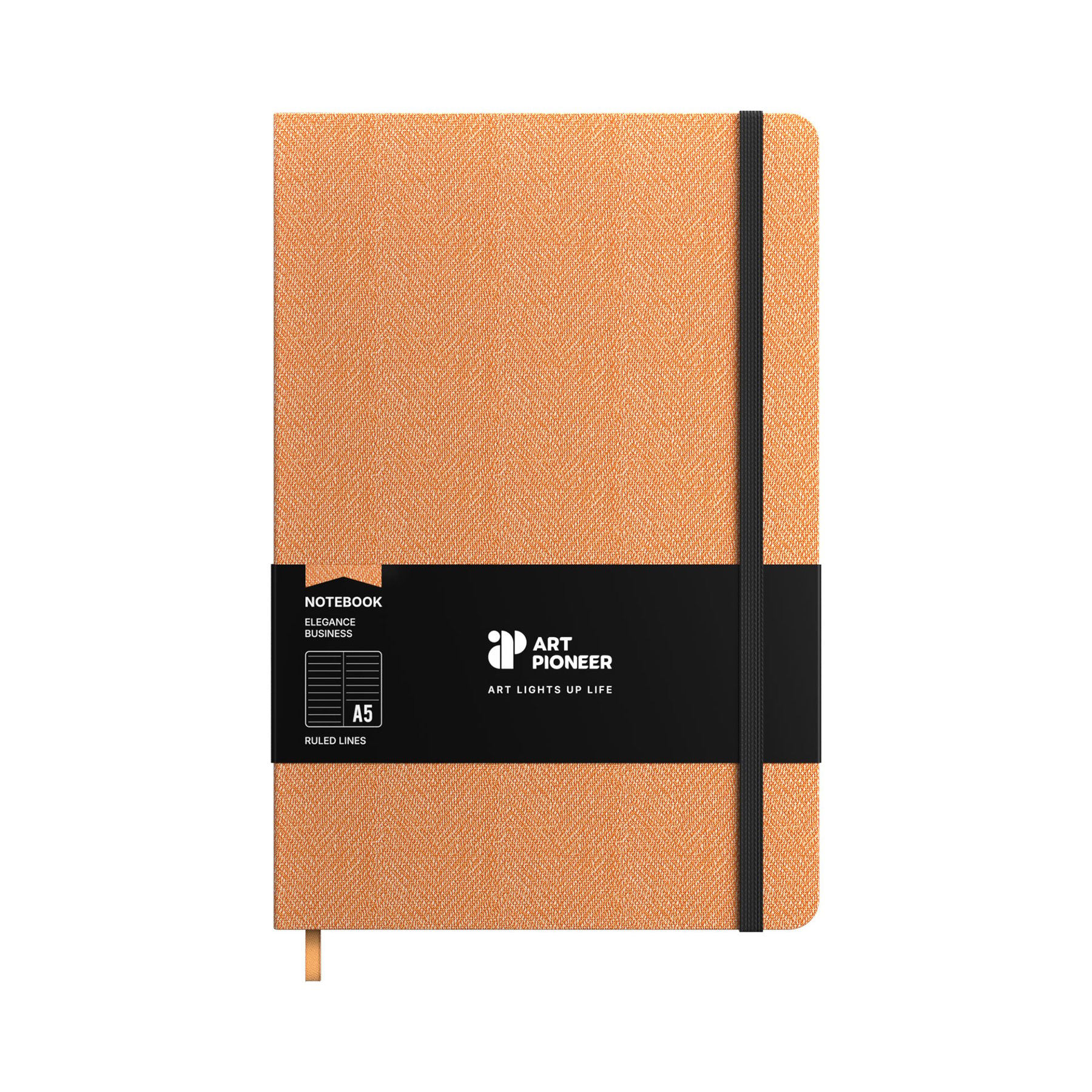 Art Pioneer Notepad Business, A5, hardcover, 96 sheets, orange