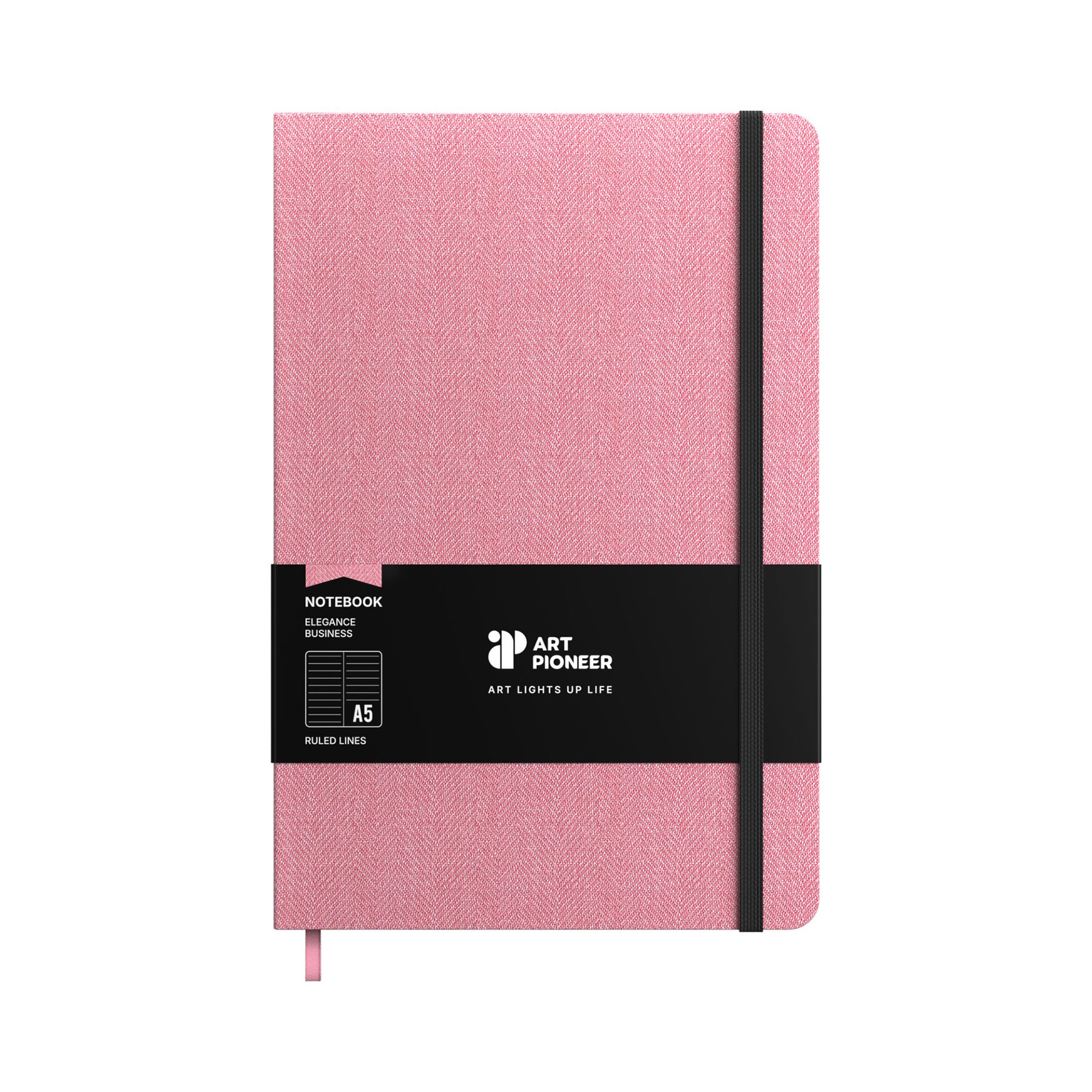 Art Pioneer Notepad Business, A5, hardcover, 96 sheets, pink