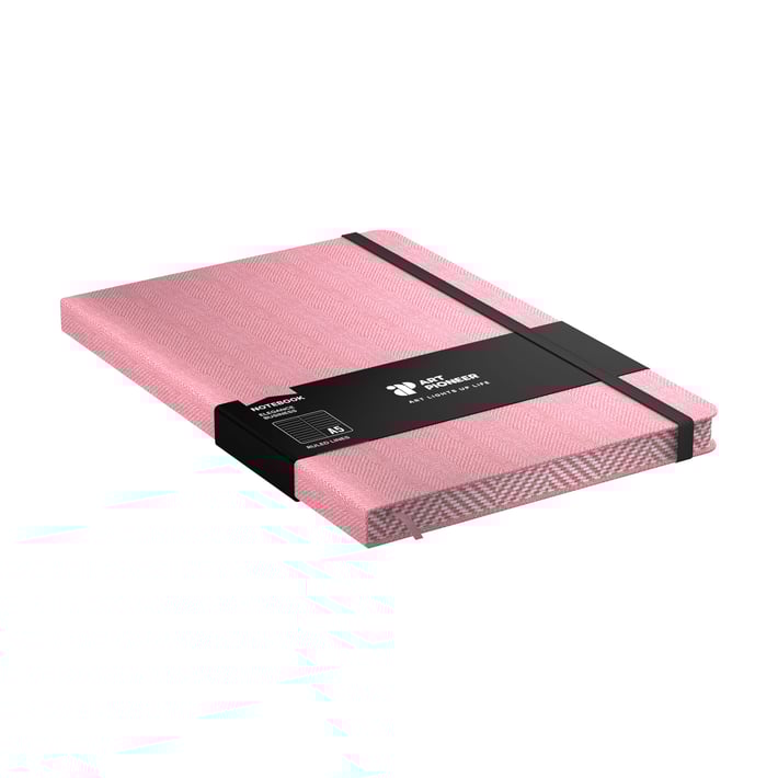 Art Pioneer Бележник Business, A5, твърда корица, 96 листа, розов