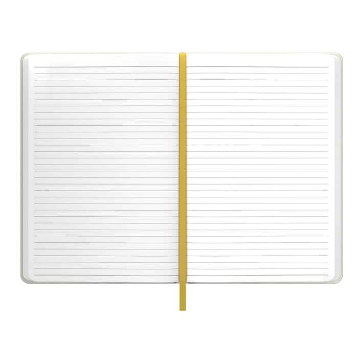 Art Pioneer Бележник, A5, твърда корица, с ластик, 96 листа, оранжев