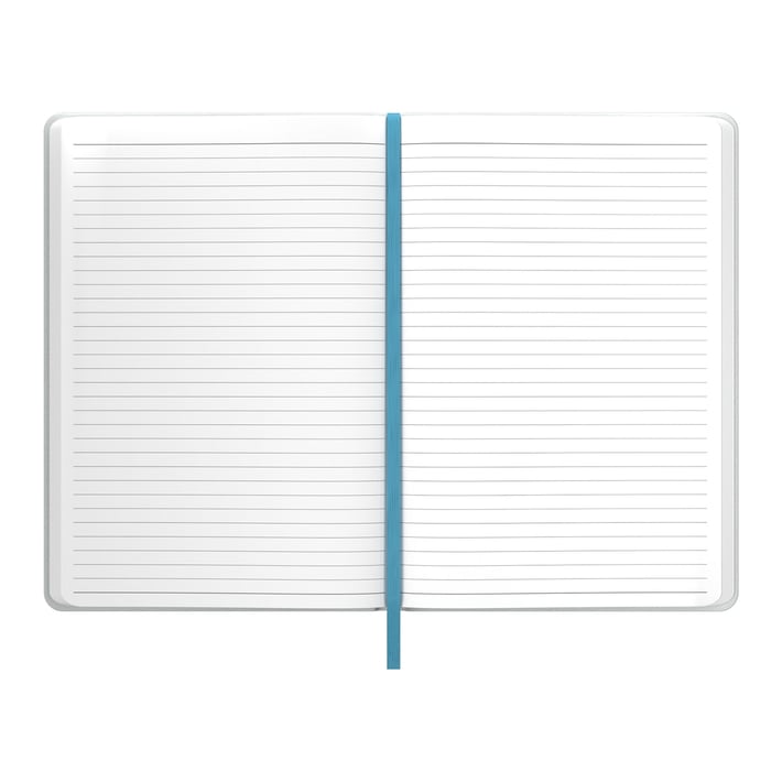 Art Pioneer Бележник, A5, твърда корица, с ластик, 96 листа, син