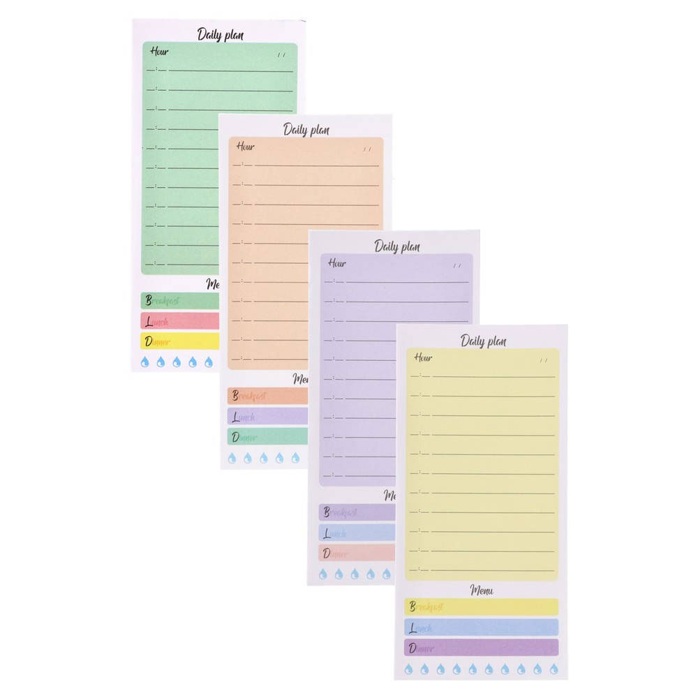 Biro Time Planny Daily Planner, 8 x 16.5 cm, 48 sheets, assorted, 1 pc